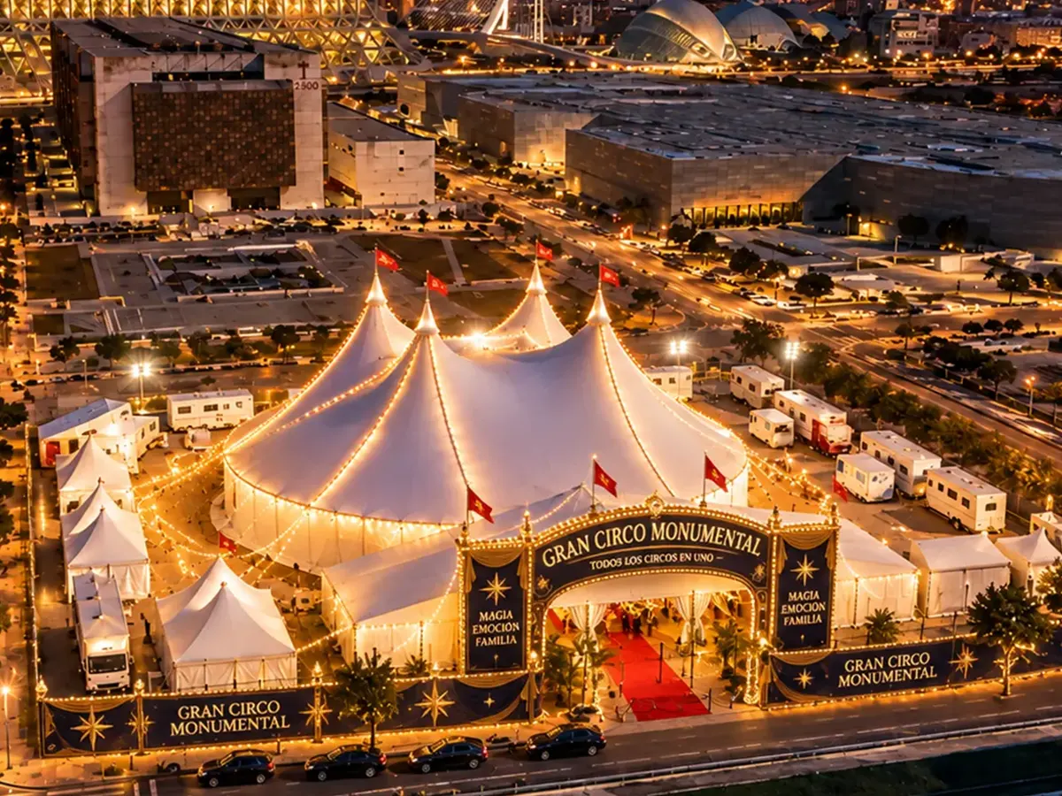 Circo para asociaciones y colectivos en Valencia en Gran Circo Monumental