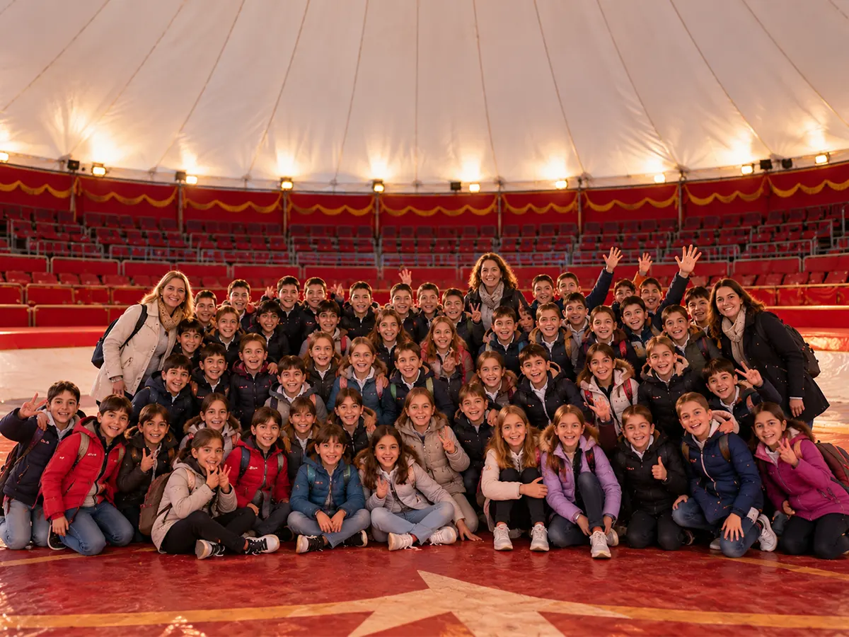 Circo para colegios en Valencia con alumnos y centros educativos