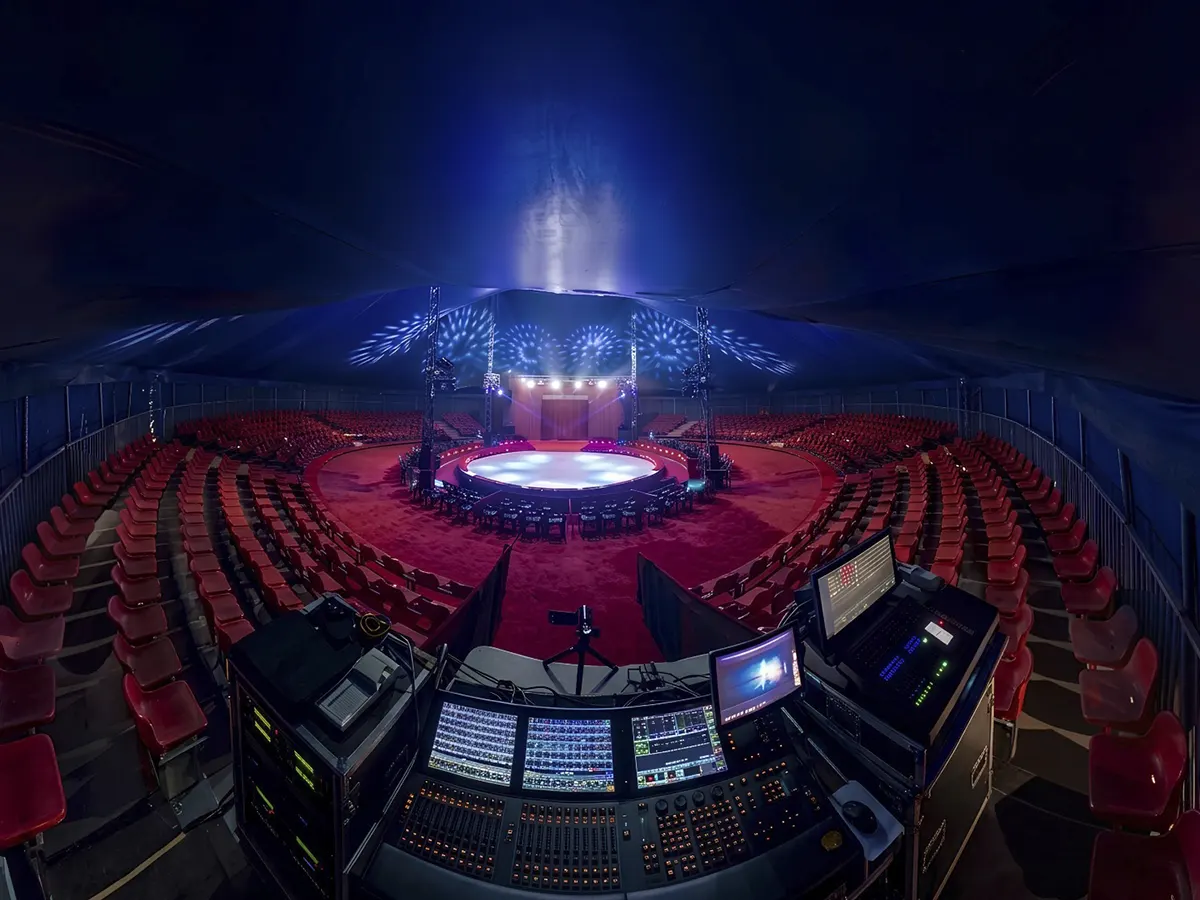 Iluminación y sonido del Gran Circo Monumental en Valencia