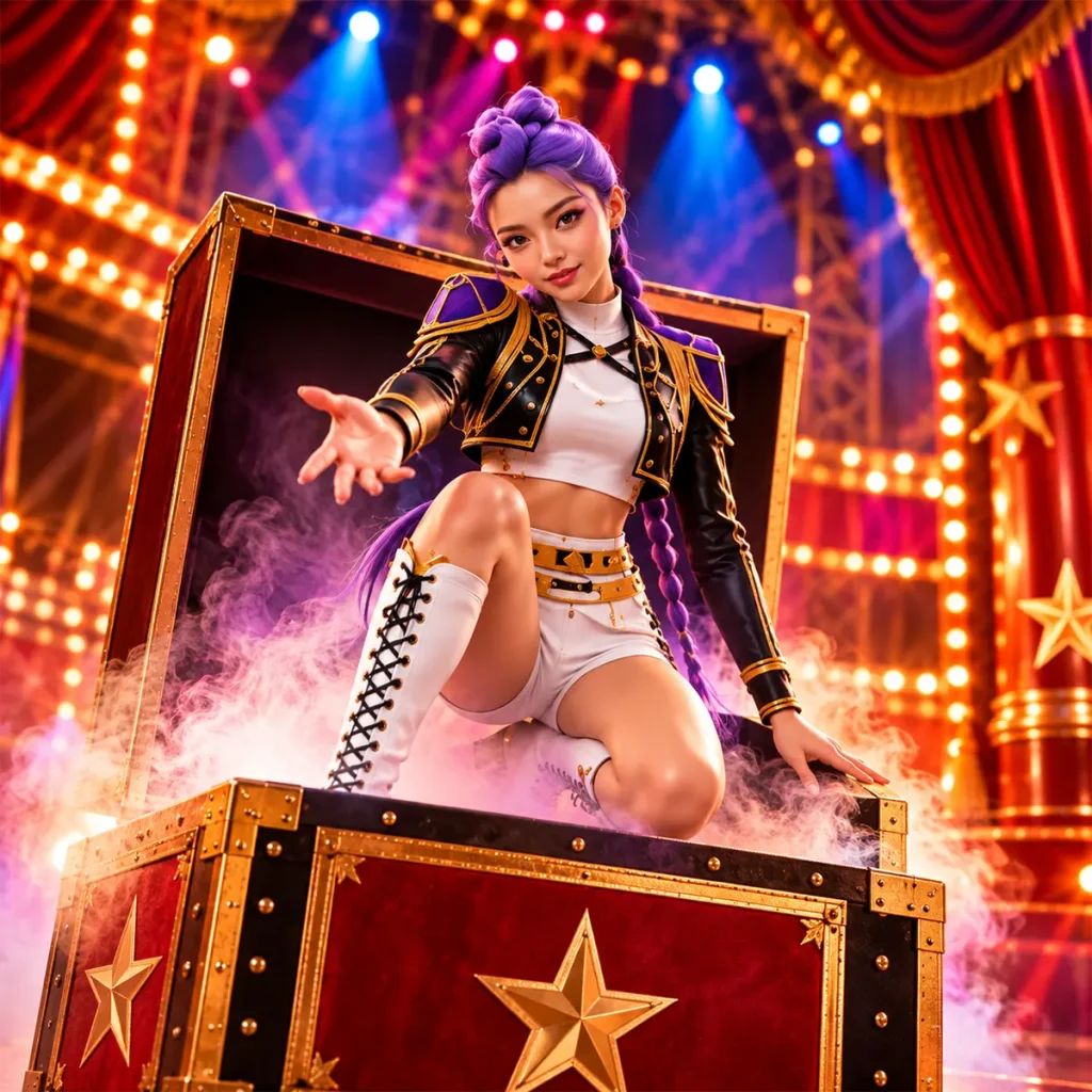 Número de magia con aparición en el Gran Circo Monumental en Valencia