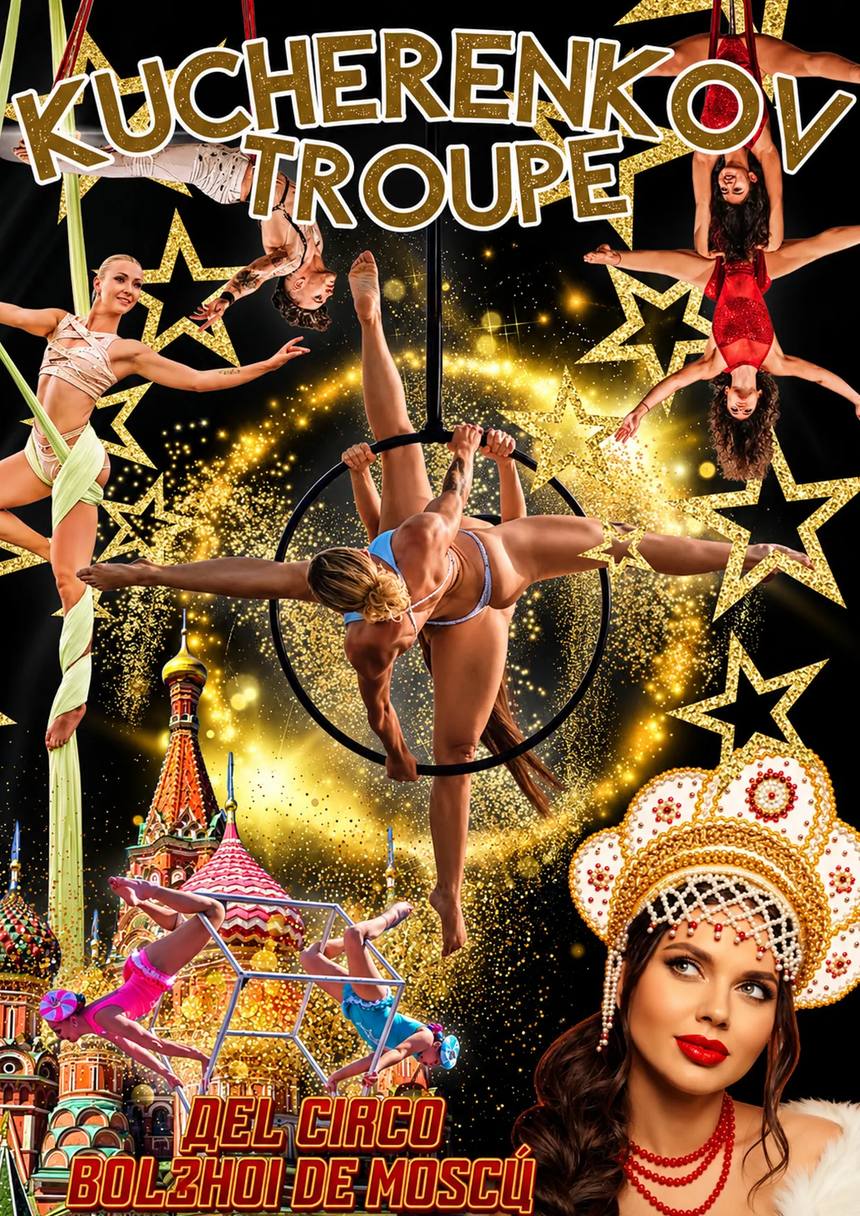 Kucherenko Troupe, acróbatas del Gran Circo Monumental en Valencia